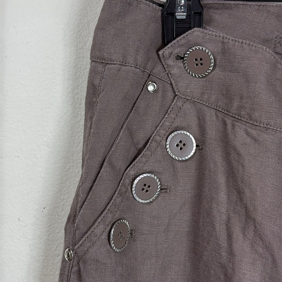 (T6) Vantarsi Carmelite Linen Pants Women's size L, new with tags - Picture 2 of 12